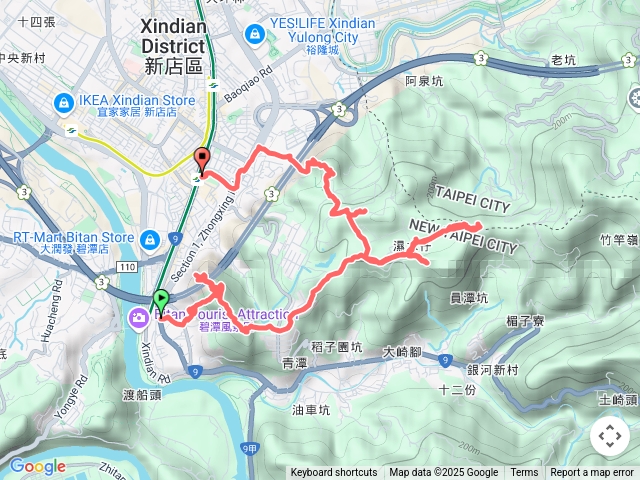 捷運新店站捷運新店區公所站