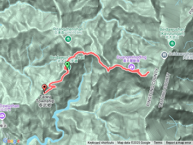 北大武神山之行