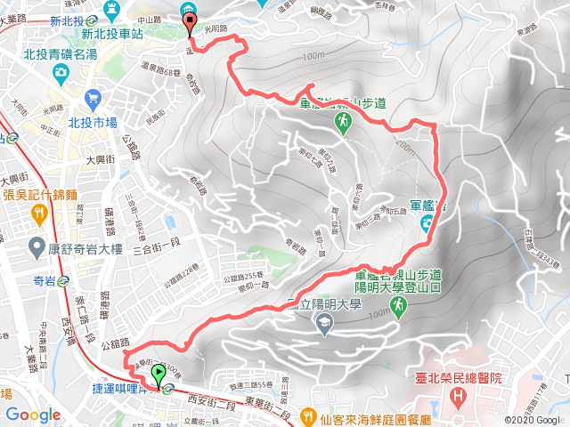 唭哩岸-北投連峰