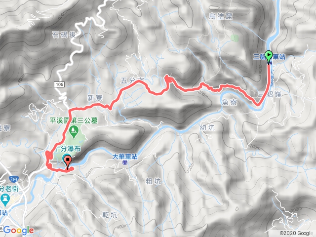 三貂嶺瀑布群步道-十分瀑布