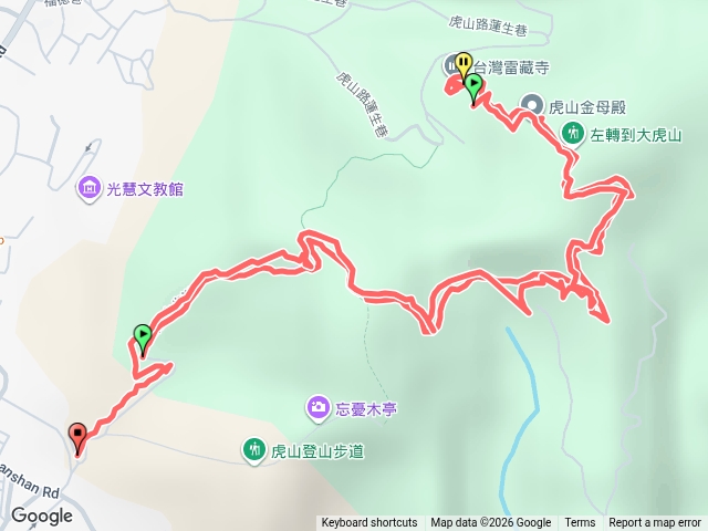 虎山步道至雷藏寺