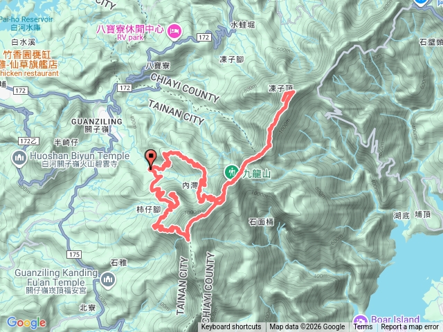 雞胸山、九龍山、凍子頂山、大凍山、雞籠山預覽圖
