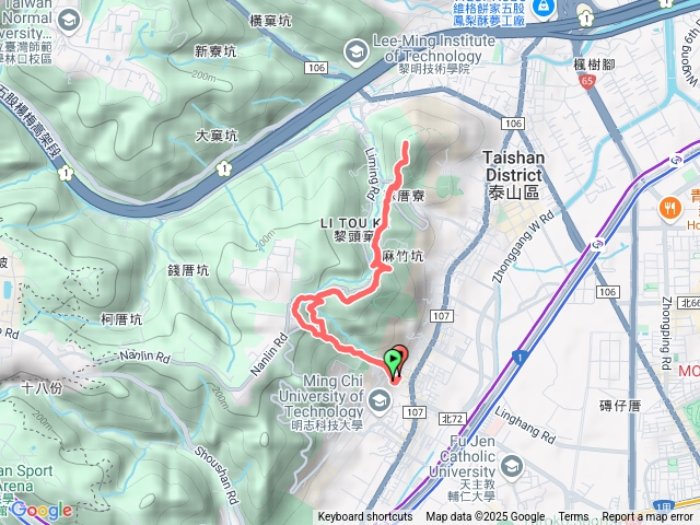 頂泰山巖-›尖凍山 來回