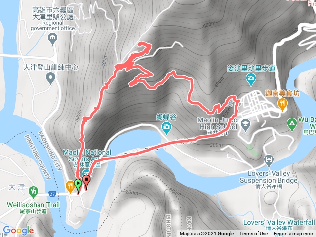 六龜警備道探訪，大津上，下茲紗理紗理步道