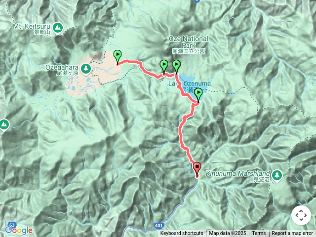 尾瀨健行2（見晴到大清水登山口）
