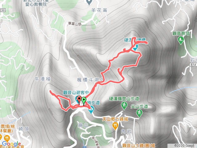 觀音山國家風景區→牛稠稜O型走