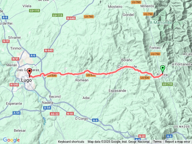 原始之路第9天OCádavo-Lugo