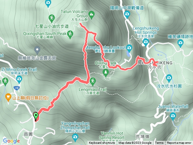 七星山二進二出