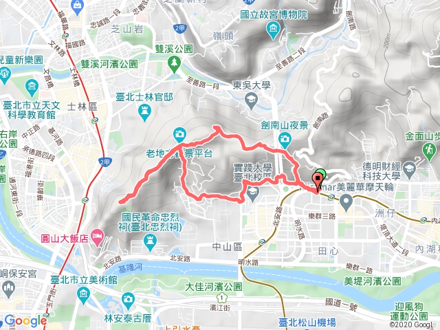 雞南山 老地方 劍潭山 通北街