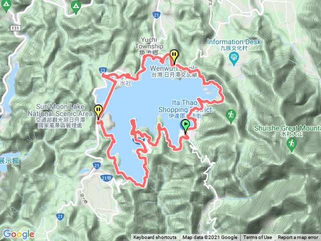 日月潭環潭健行
