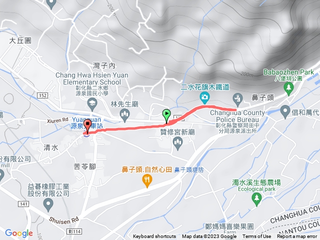 彰化二水源泉-花旗木鐵道步道