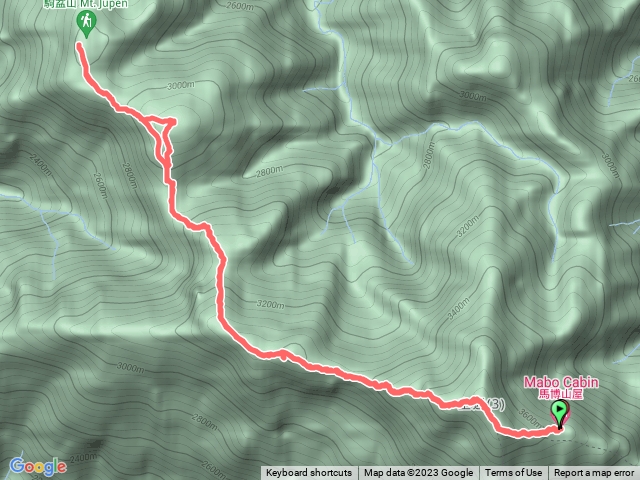 2023馬博五天D3 馬博山屋~駒盆山南峰~駒盆山~駒盆山中峰~馬博山屋