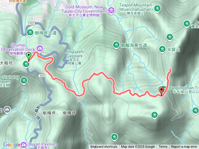 20251130半屏山步道