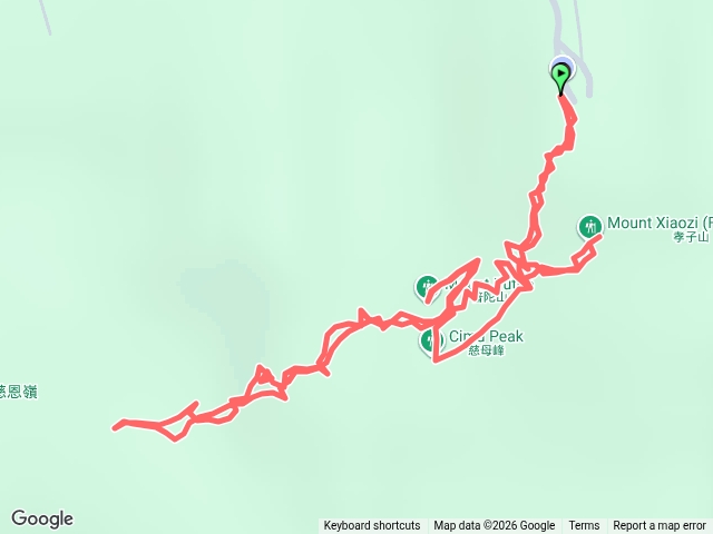 孝子山、慈母峰、普陀山、慈恩嶺