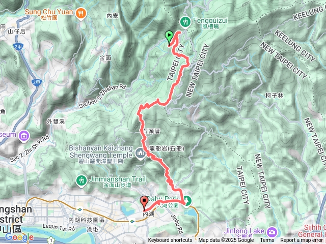 【任務一】2025臺北大縱走臺北大縱走第四段：風櫃口至捷運大湖公園站202507051841