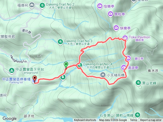 大坑四號到頭嵙山下大坑3-1原木棧道真累預覽圖
