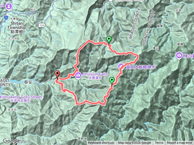 虎山加里山樂山上島山o繞
