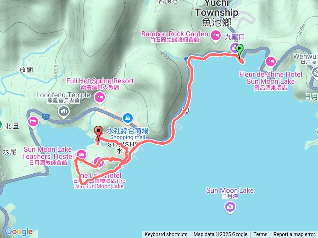 20250127日月潭環湖口到涵碧步道