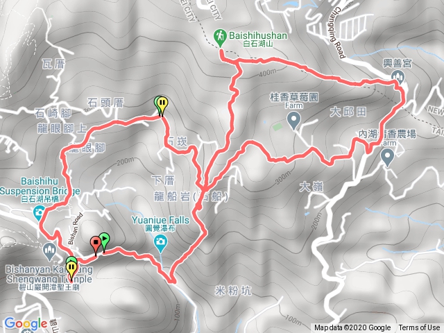 圓覺寺龍船岩白石湖8字