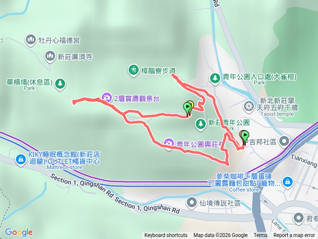 新莊青年公園牡丹心山預覽圖