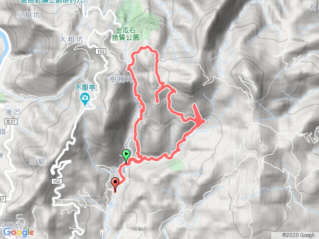 燦光寮古道貂山古道O繞