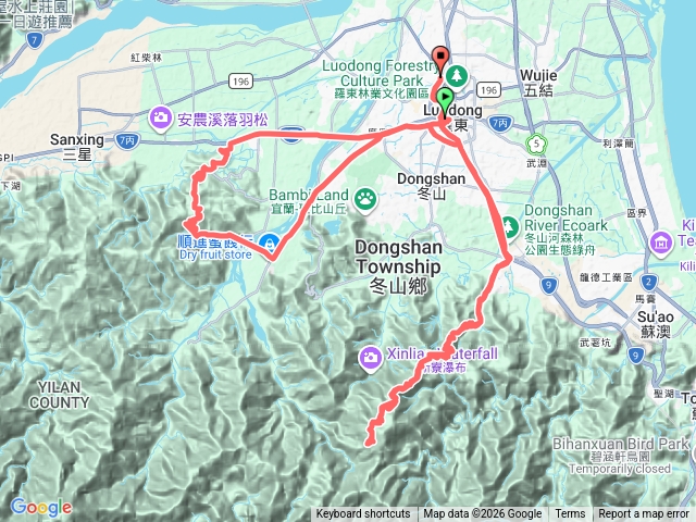 冬山河上游布景