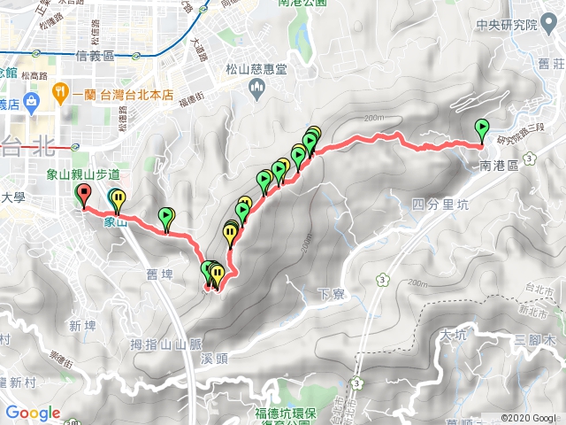 南港山、四獸山縱走