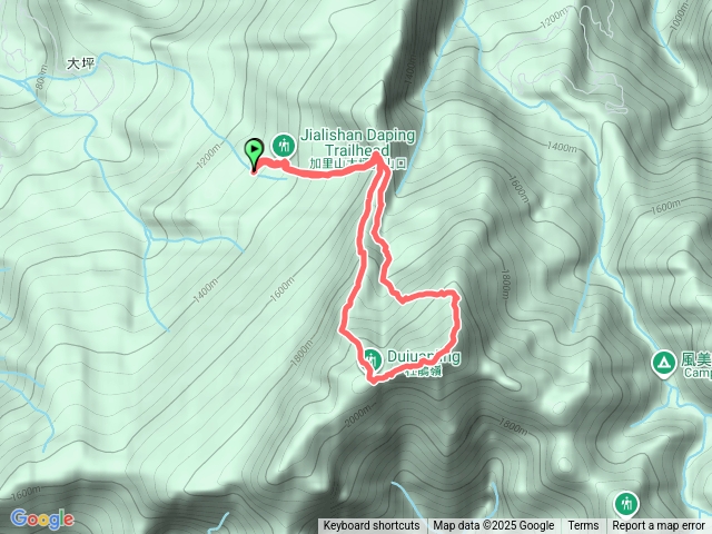 加里山杜鵑嶺O型（大坪登山口）預覽圖