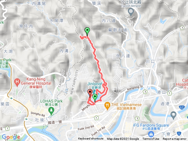 金龍湖翠湖路徑