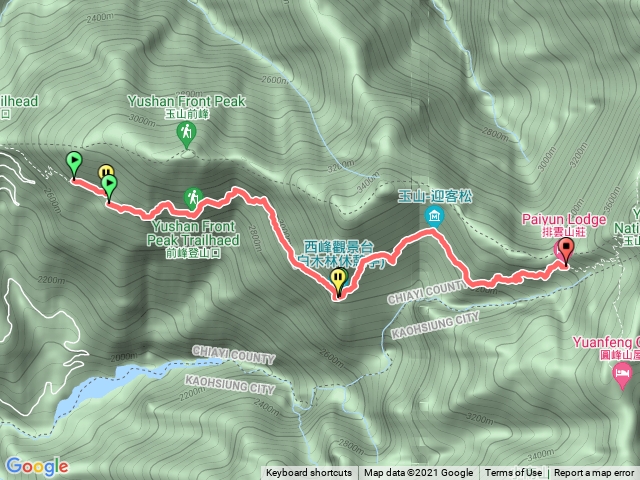 塔塔加-排雲山莊