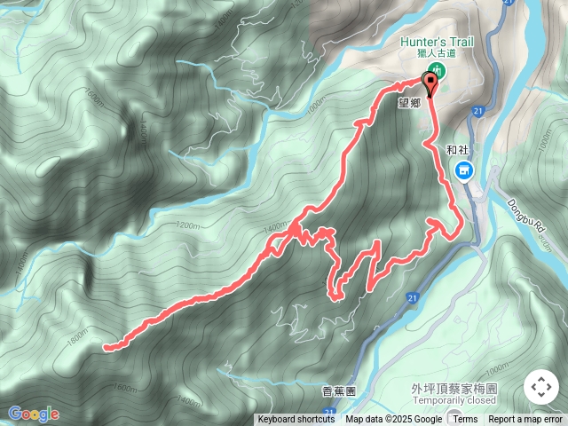 獵人古道、望美山、瓊山O形