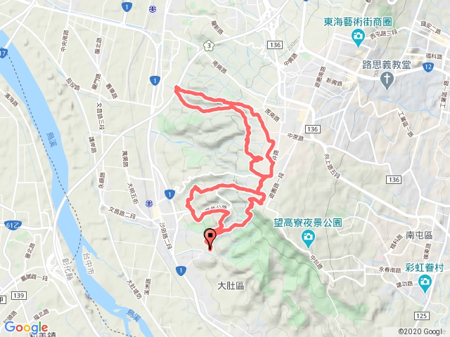大肚山萬里長城, 旗開得勝, 環保公園, 瑞井古井,瑞井古井步道越野跑 part 2