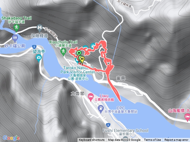 得卡倫步道環狀