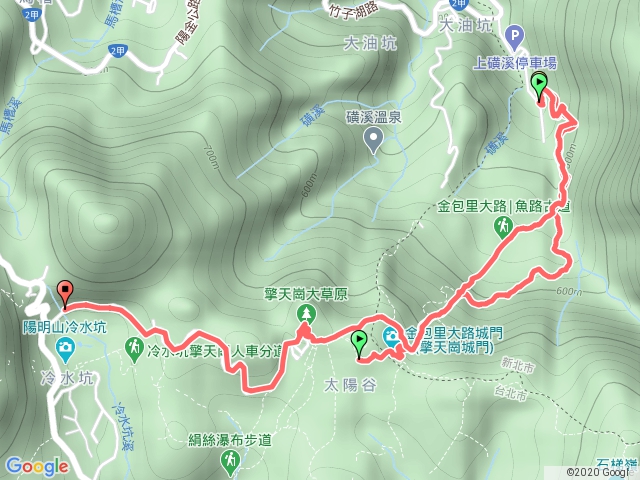 擎天崗-日人路-金包里大路