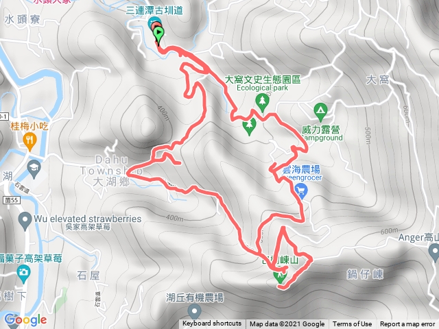 大窩伯公潭古圳道_包樹崠山_2021023.gpx