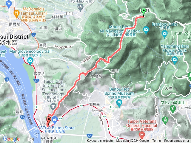  2024臺北大縱走臺北大縱走第一段：關渡至二子坪20240406123318