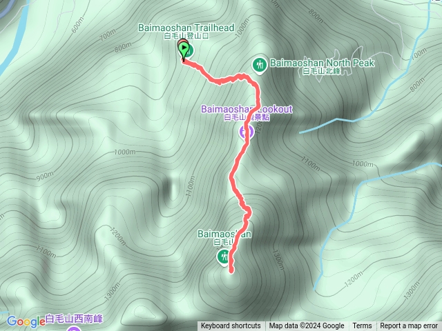 白毛山-登山口2024/12/15凱嘉