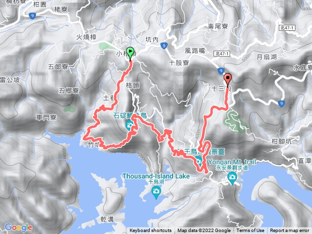 石碇鱷魚島觀景台+千島湖觀景台