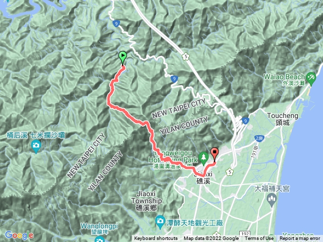 坪林姑婆寮溪-抹茶山-礁溪轉運站