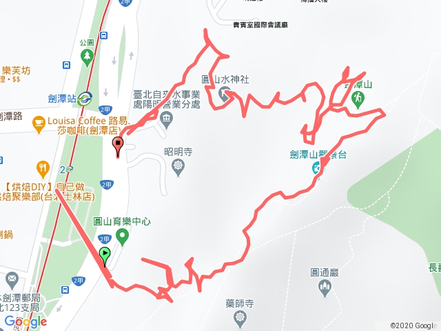 小百岳:劍潭山水神社