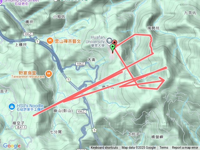 華梵大學小尖山連峰