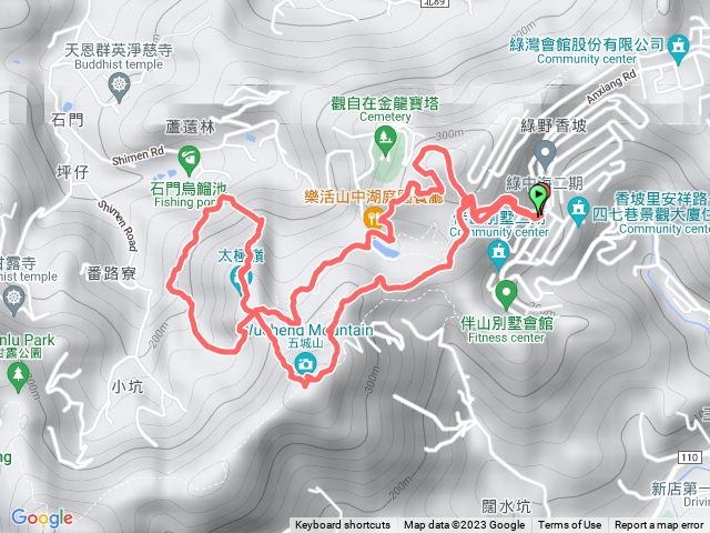 將軍嶺-五城山-太極嶺-文筆山(2023-4-29)