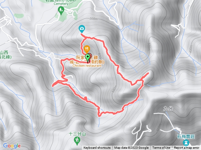 桃園金面山o型 第三登山口上 第一登山口下