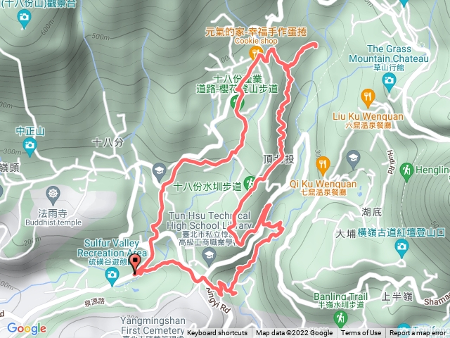 硫磺谷十八圳古道