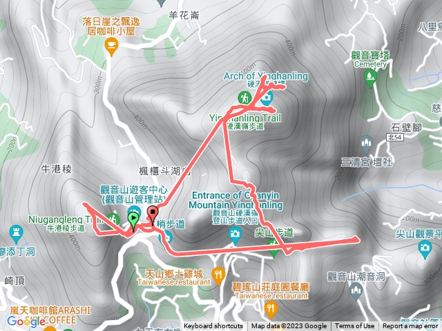 觀音山硬漢嶺大崩壁