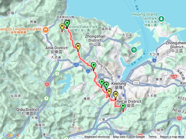 基隆天際線-西段（三坑車站-情人湖）