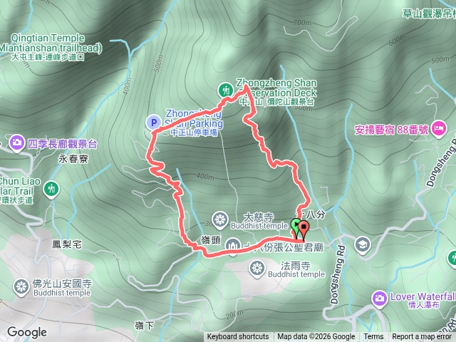 中正山步道O繞預覽圖