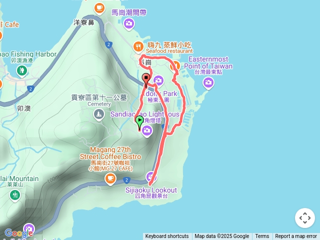 三貂角燈塔、馬崗魚村