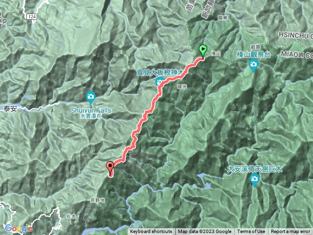 樂雪縱走mw樂山基地8.3k起登