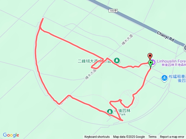 林後四林平地森林